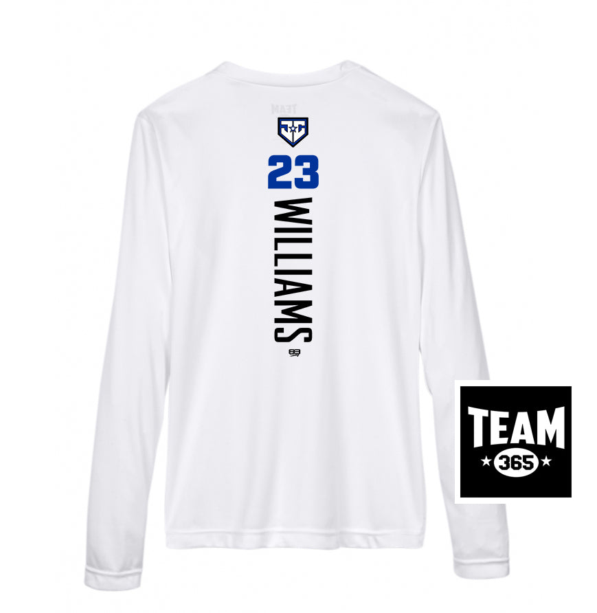 Team 365 TT11WL Women's Zone Performance Long-Sleeve T-Shirt - JCB Diamond Kings Baseball