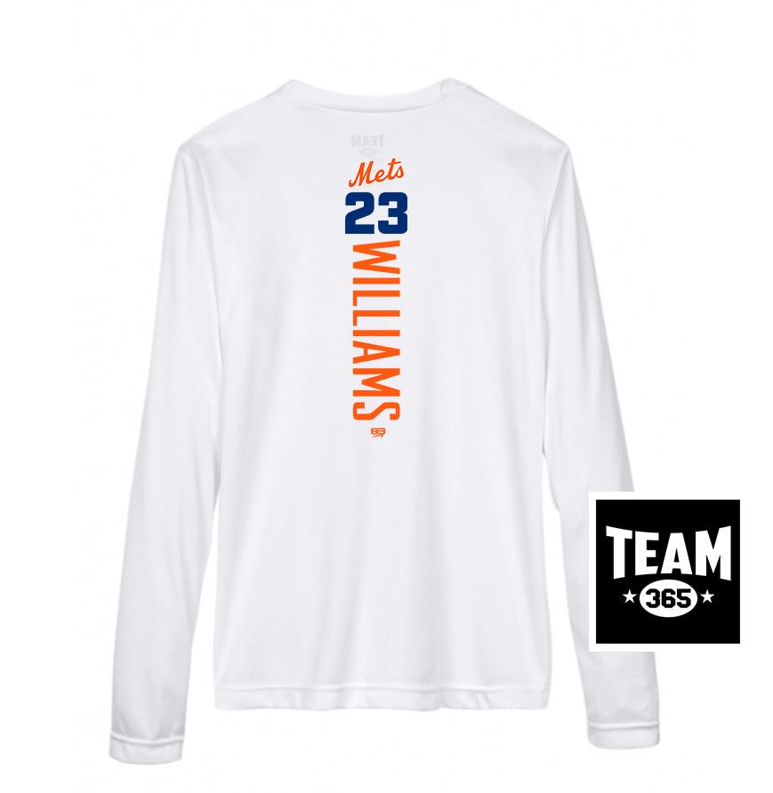 Team 365 TT11WL Women's Zone Performance Long-Sleeve T-Shirt - Florida Mets Baseball