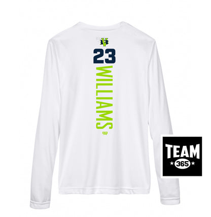Team 365 TT11WL Women's Zone Performance Long-Sleeve T-Shirt - VB Bombers Baseball