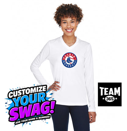 Team 365 TT11WL Women's Zone Performance Long-Sleeve T-Shirt - Talkin' Baseball