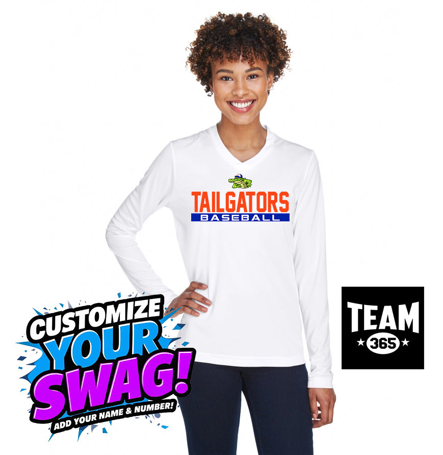 Team 365 TT11WL Women's Zone Performance Long-Sleeve T-Shirt - Palatka TailGators Baseball