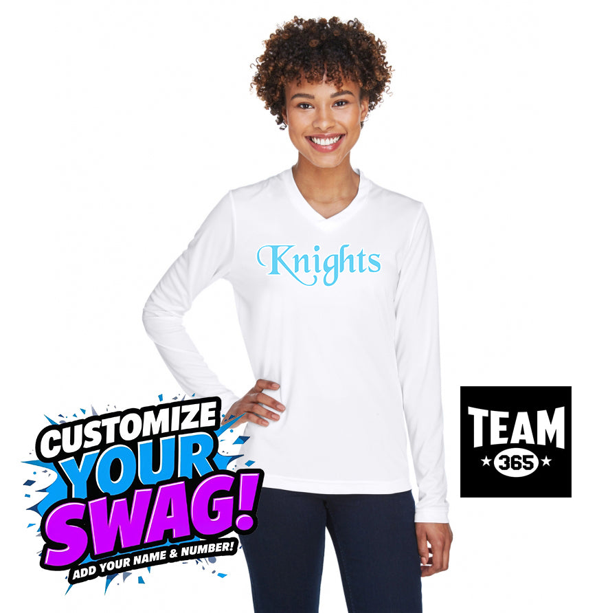 Team 365 TT11WL Women's Zone Performance Long-Sleeve T-Shirt - Knights Baseball