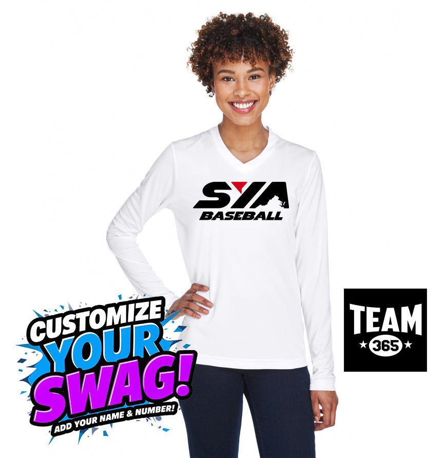 Team 365 TT11WL Women's Zone Performance Long-Sleeve T-Shirt - SYA Baseball