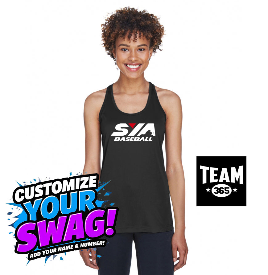 Team 365 TT11WRC Women's Zone Performance Racerback Tank - SYA Baseball