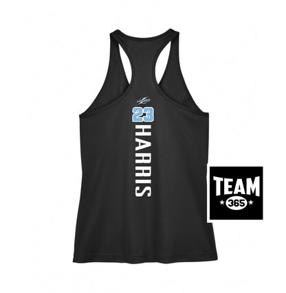 Team 365 TT11WRC Women's Zone Performance Racerback Tank - Lightning Premier Softball
