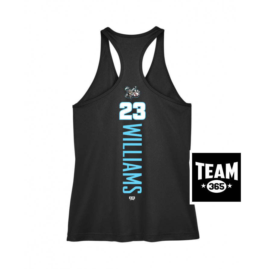 Team 365 TT11WRC Women's Zone Performance Racerback Tank - Knights Baseball