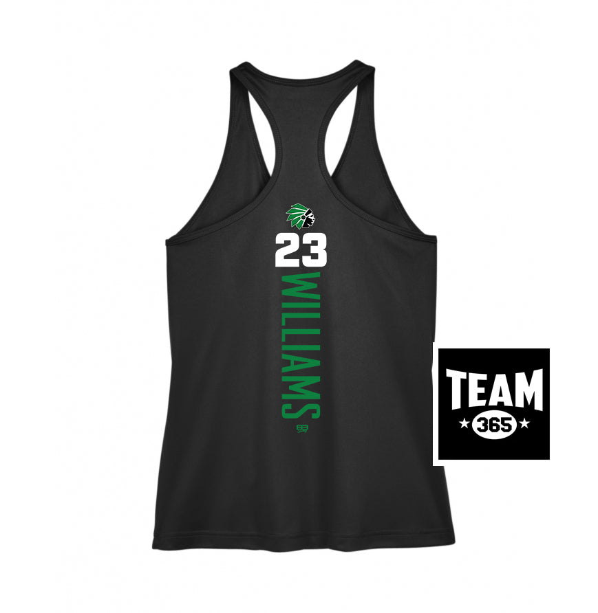 Team 365 TT11WRC Women's Zone Performance Racerback Tank - Hopatcong Warriors Cheer
