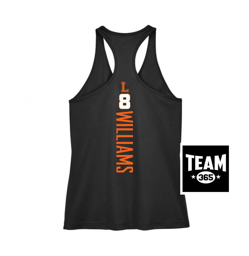 Team 365 TT11WRC Women's Zone Performance Racerback Tank - Longwood Wrestling