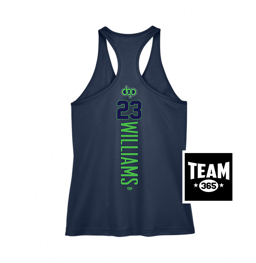 Team 365 TT11WRC Women's Zone Performance Racerback Tank - OBP Gorilla Kings
