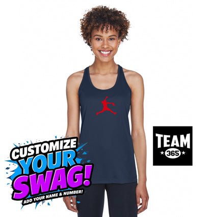 Team 365 TT11WRC Women's Zone Performance Racerback Tank - KY Rockers Softball
