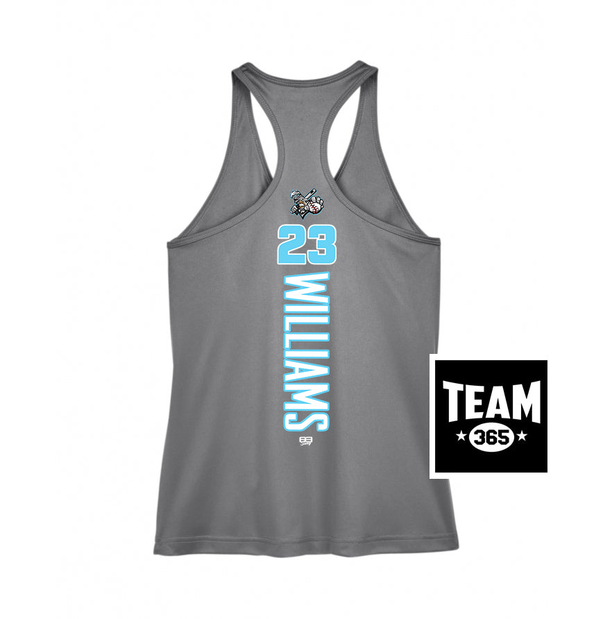 Team 365 TT11WRC Women's Zone Performance Racerback Tank - Knights Baseball