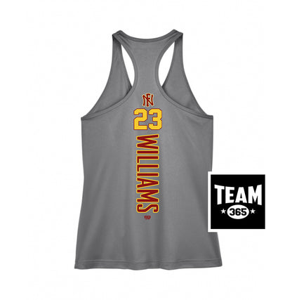 Team 365 TT11WRC Women's Zone Performance Racerback Tank - North Florida Tribe