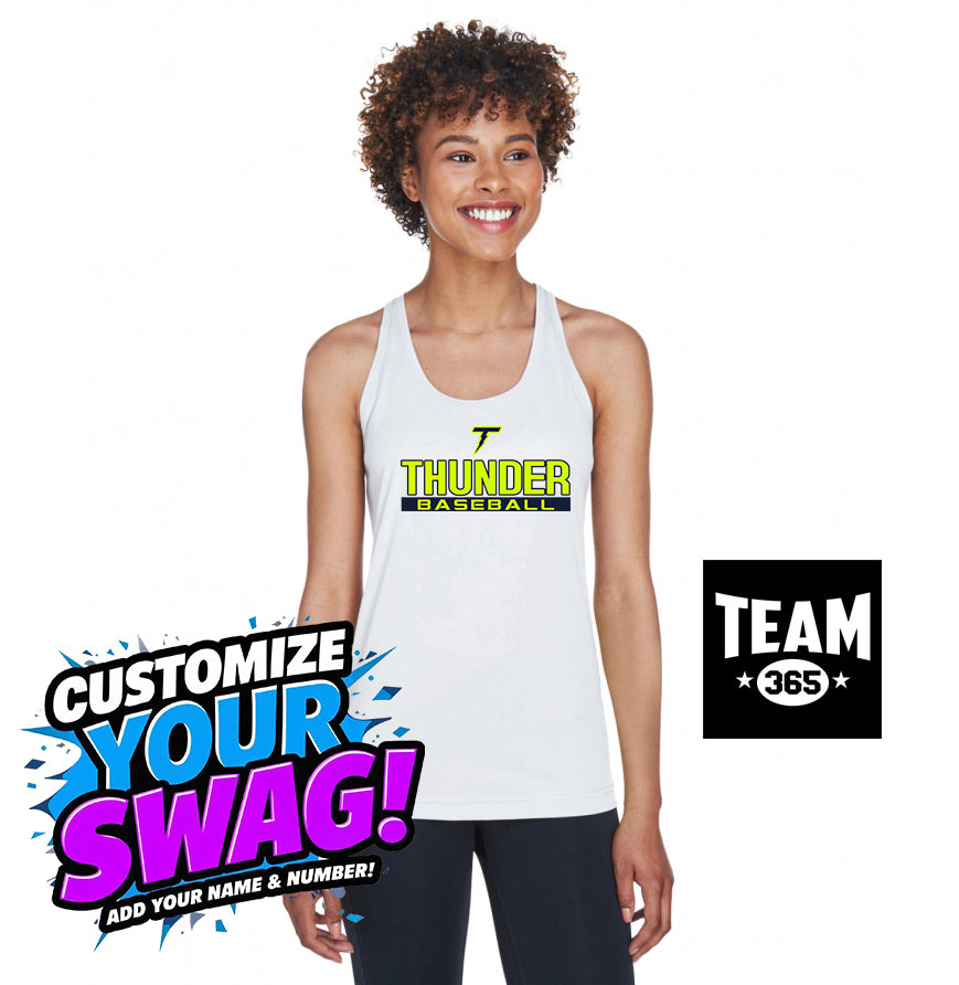 Team 365 TT11WRC Women's Zone Performance Racerback Tank - Ponte Vedra Thunder Baseball