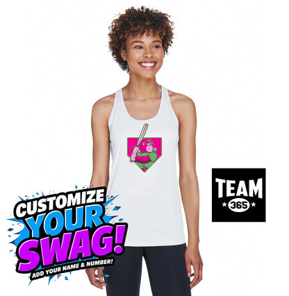 Team 365 TT11WRC Women's Zone Performance Racerback Tank - OSP Gorilla Queens Softball
