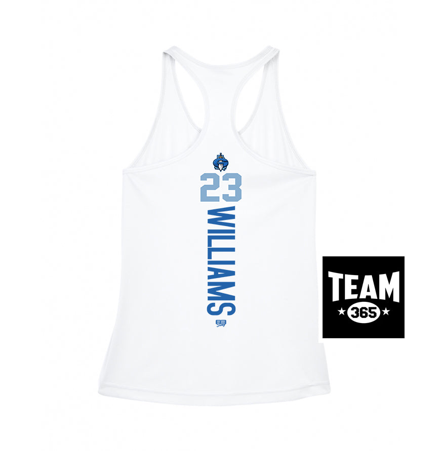 Team 365 TT11WRC Women's Zone Performance Racerback Tank - Georgia Titans Elite Baseball