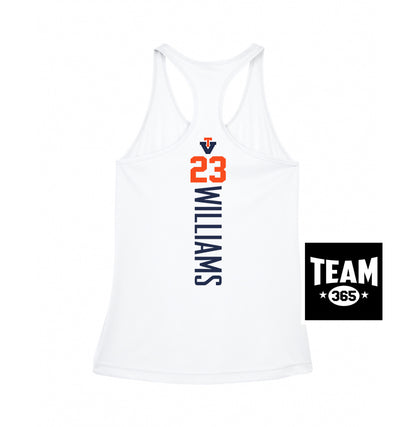 Team 365 TT11WRC Women's Zone Performance Racerback Tank - Team Virginia Baseball