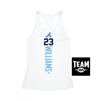 Team 365 TT11WRC Women's Zone Performance Racerback Tank - Aces Baseball