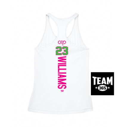 Team 365 TT11WRC Women's Zone Performance Racerback Tank - OSP Gorilla Queens Softball