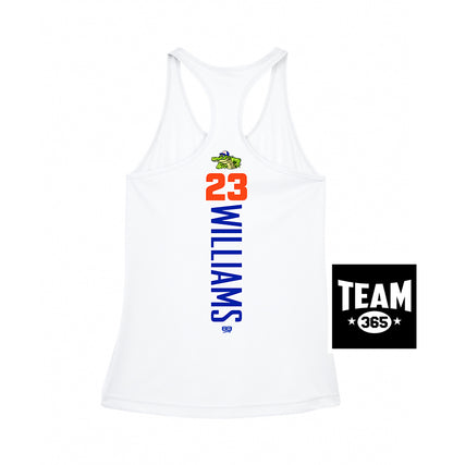 Team 365 TT11WRC Women's Zone Performance Racerback Tank - Palatka TailGators Baseball