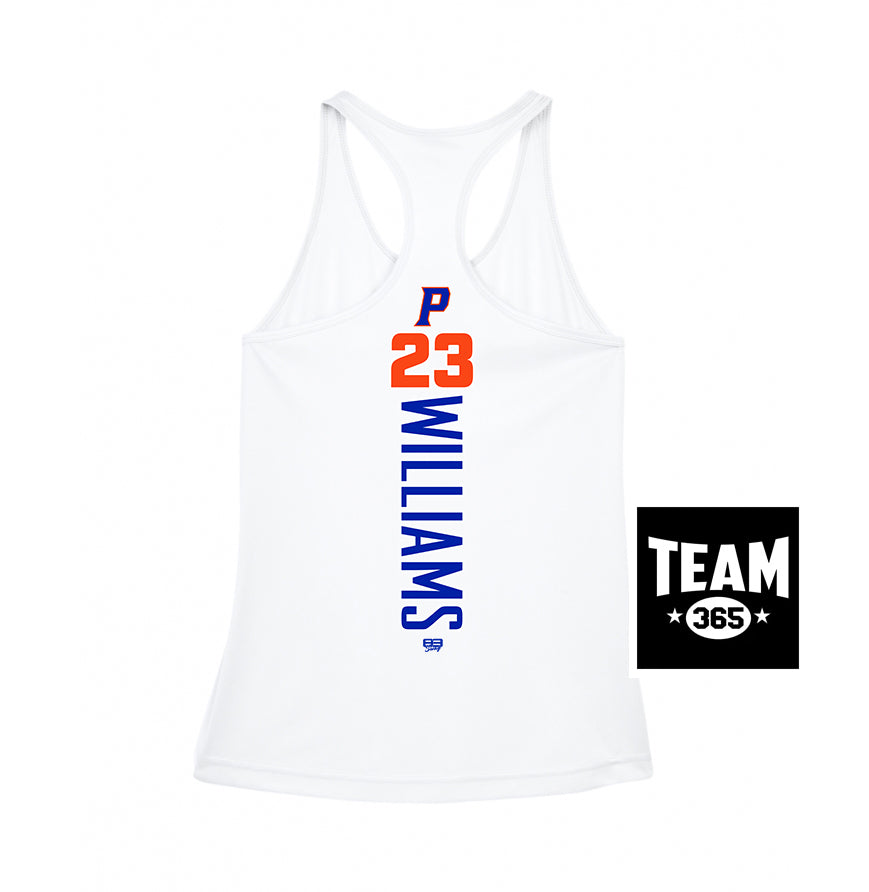 Team 365 TT11WRC Women's Zone Performance Racerback Tank - Palatka TailGators Baseball