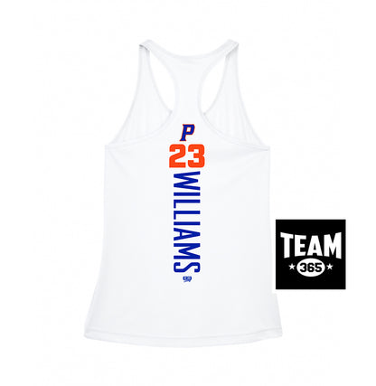 Team 365 TT11WRC Women's Zone Performance Racerback Tank - Palatka TailGators Baseball