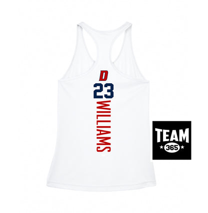Team 365 TT11WRC Women's Zone Performance Racerback Tank - North Florida Dynasty