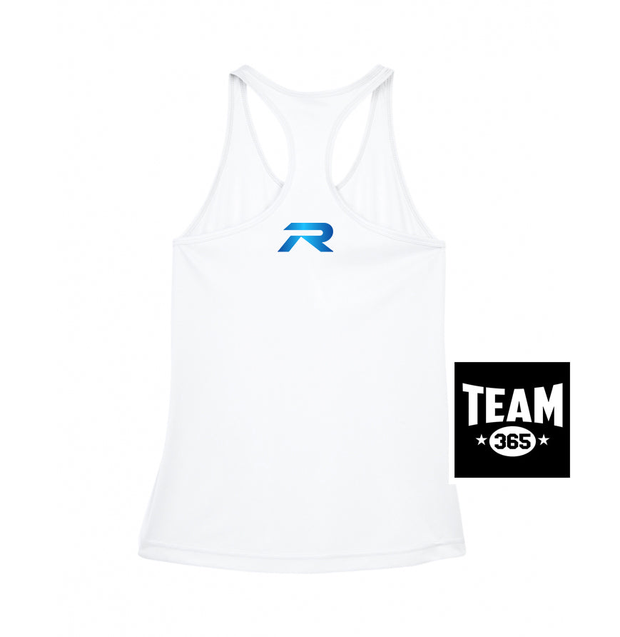 Team 365 TT11WRC Women's Zone Performance Racerback Tank - R Software & Consulting
