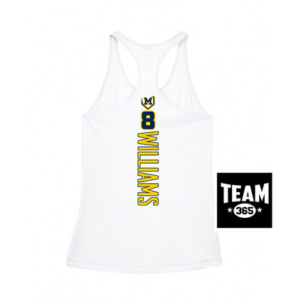 Team 365 TT11WRC Women's Zone Performance Racerback Tank - Midland Bandits Baseball