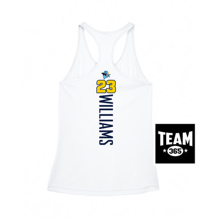 Team 365 TT11WRC Women's Zone Performance Racerback Tank - Bold City Bandits Baseball
