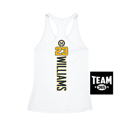 Team 365 TT11WRC Women's Zone Performance Racerback Tank - Midland Baseball
