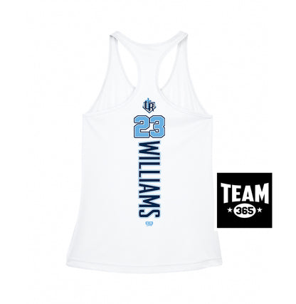 Team 365 TT11WRC Women's Zone Performance Racerback Tank - Reign Baseball