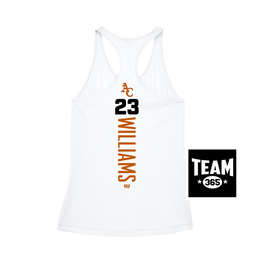 Team 365 TT11WRC Women's Zone Performance Racerback Tank - Ancient City Reds