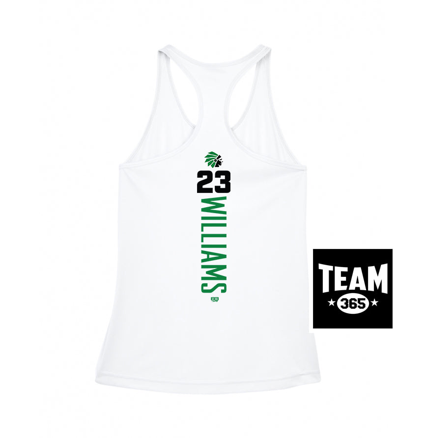 Team 365 TT11WRC Women's Zone Performance Racerback Tank - Hopatcong Warriors Cheer