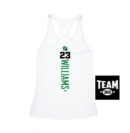 Team 365 TT11WRC Women's Zone Performance Racerback Tank - Hopatcong Warriors Cheer