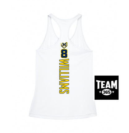 Team 365 TT11WRC Women's Zone Performance Racerback Tank - Midland Bandits Baseball