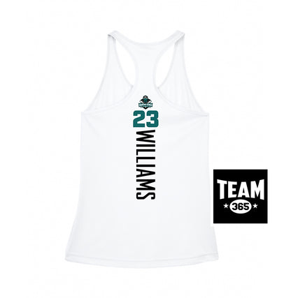 Team 365 TT11WRC Women's Zone Performance Racerback Tank - Diamond Dawgs Baseball