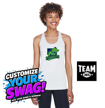 Team 365 TT11WRC Women's Zone Performance Racerback Tank - OBP Swamp Kings