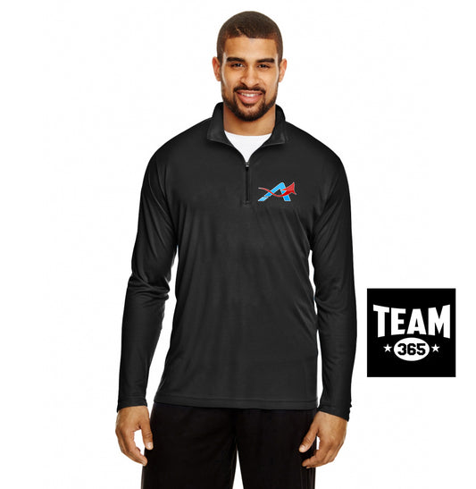 Team 365 TT31 Men's Zone Performance Quarter-Zip - A Degree Above