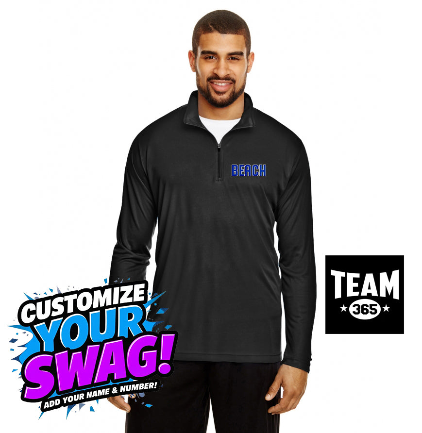 Team 365 TT31 Men's Zone Performance Quarter-Zip - Jax Beach Baseball