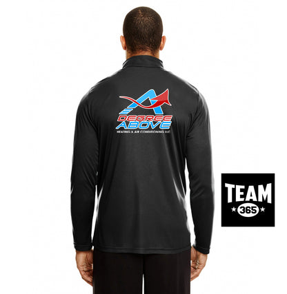 Team 365 TT31 Men's Zone Performance Quarter-Zip - A Degree Above