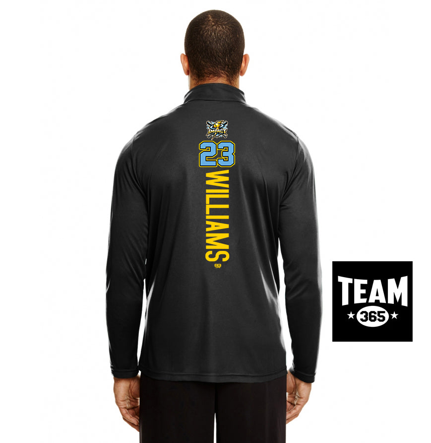 Team 365 TT31 Men's Zone Performance Quarter-Zip - Impact Softball - Massachusetts