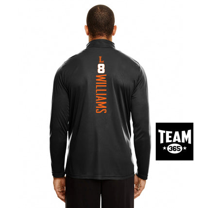 Team 365 TT31 Men's Zone Performance Quarter-Zip - Longwood Wrestling
