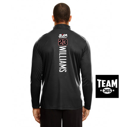 Team 365 TT31 Men's Zone Performance Quarter-Zip - SYA Baseball