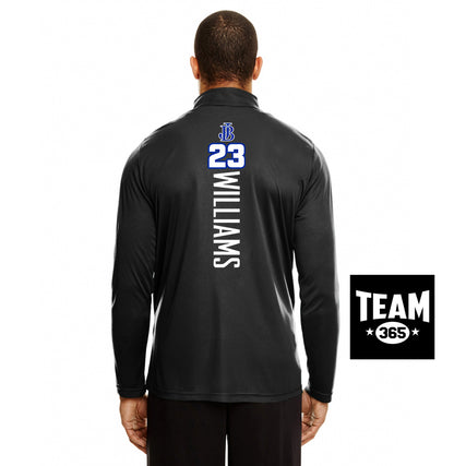 Team 365 TT31 Men's Zone Performance Quarter-Zip - Jax Beach Baseball
