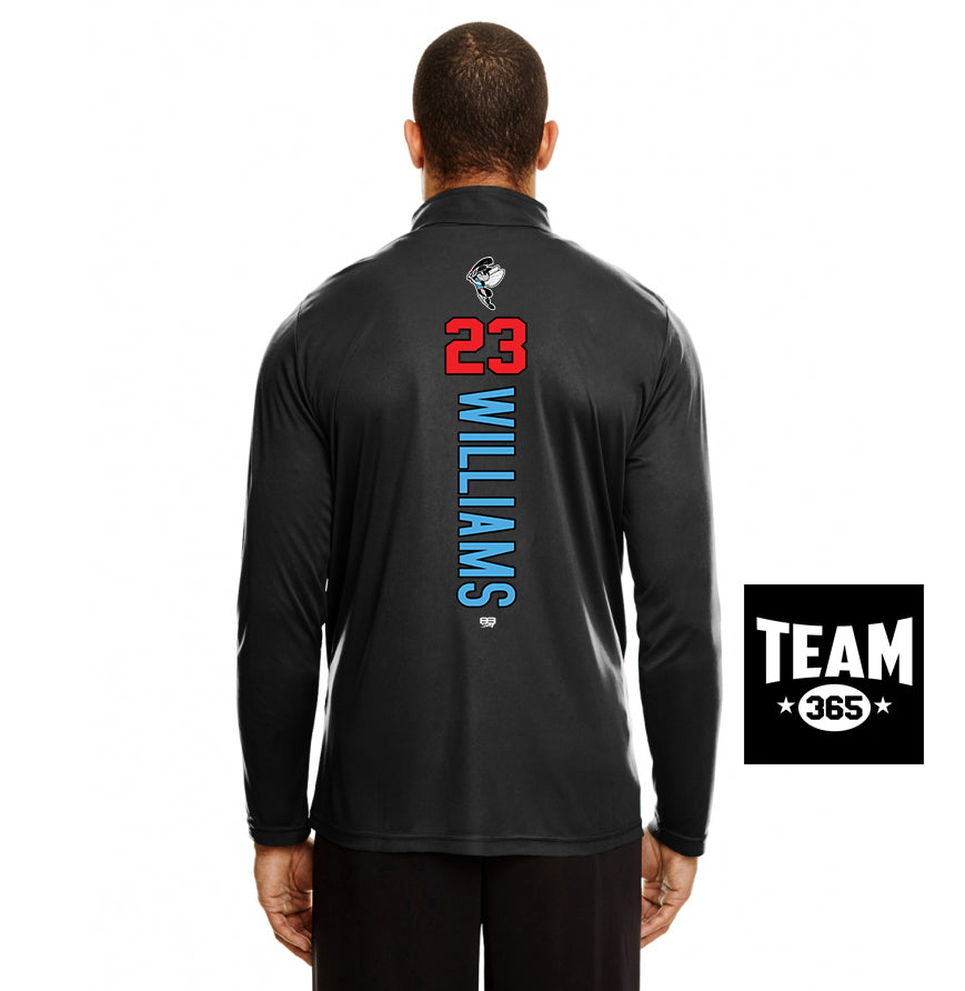 Team 365 TT31 Men's Zone Performance Quarter-Zip - NBC Gnats Baseball