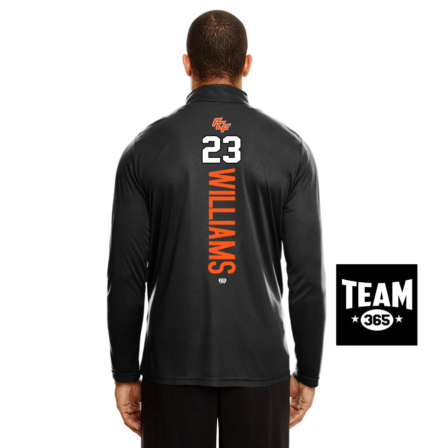 Team 365 TT31 Men's Zone Performance Quarter-Zip - FCF Flight Baseball