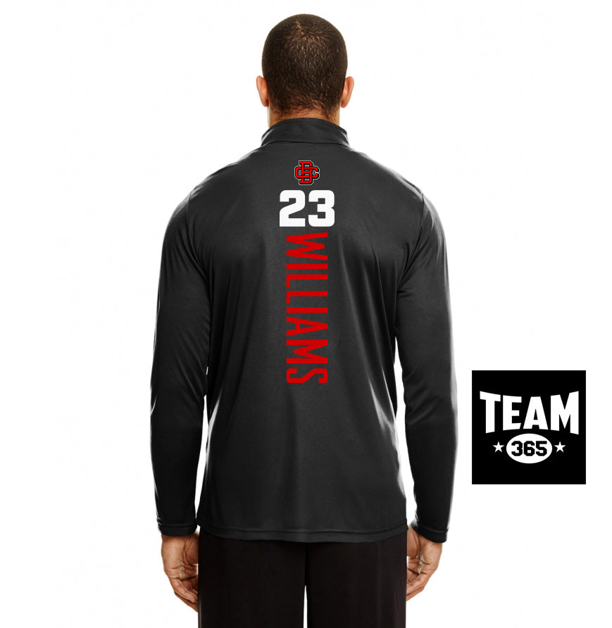 Team 365 TT31 Men's Zone Performance Quarter-Zip - Creeks Baseball Club - CBC