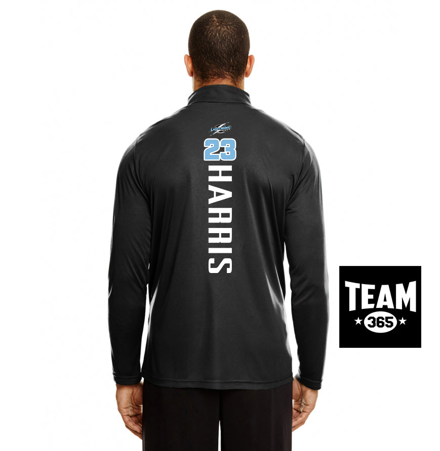 Team 365 TT31 Men's Zone Performance Quarter-Zip - Lightning Premier Softball