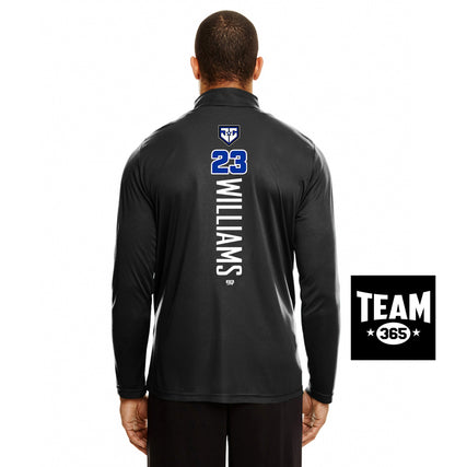 Team 365 TT31 Men's Zone Performance Quarter-Zip - JCB Diamond Kings Baseball