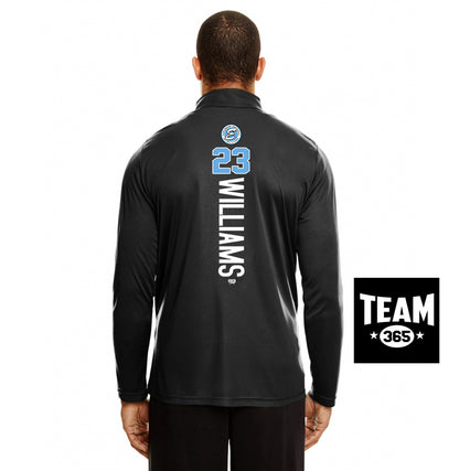 Team 365 TT31 Men's Zone Performance Quarter-Zip - Explosion Softball